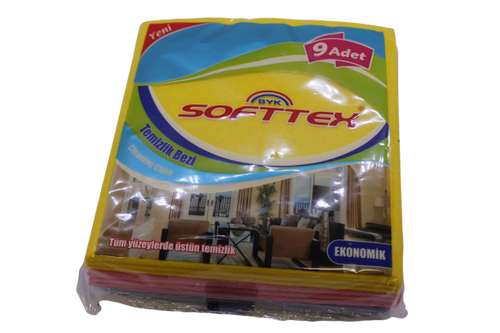 Softtex Sarı Toz Bezi 9 lu