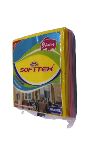 Softtex Sarı Toz Bezi 9 lu