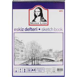SÜDOR - SÜDOR ESKİZ DEFTERİ A3 50 YP 120 gr SPİRALLİ MN13-3