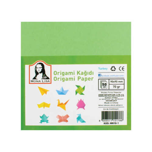 SÜDOR ORİGAMİ KAĞIDI 9x9 MN10-1 50 Lİ