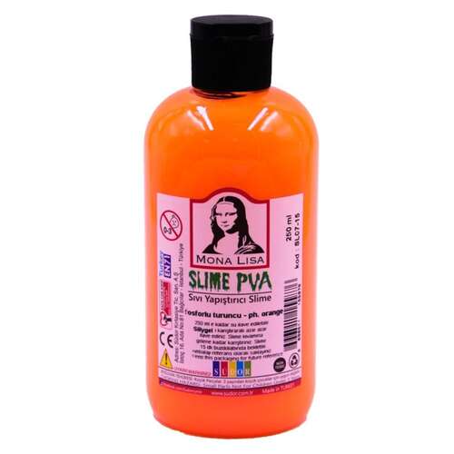 SÜDOR SLIME FOSFORLU TURUNCU 250 ml SL07-15