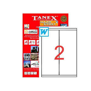 TANEX - TANEX 105x297 LASER ETİKET TW-2297