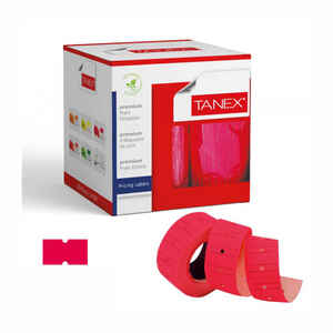 TANEX - TANEX PEMBE 6 LI PK FİYAT MAKİNA ETİKETİ 800 LÜ