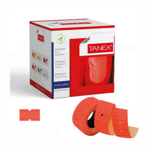TANEX - TANEX TURUNCU 6 LI PK FİYAT MAKİNA ETİKETİ 800 LÜ