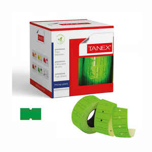 TANEX - Tanex Yeşil 6 Lı Pk Fiyat Makina Etiketi 800 Lü