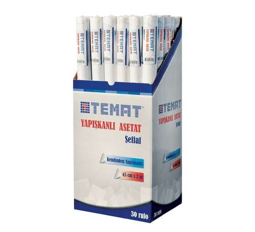 TEMAT 45 cm x 2 mt YAPIŞKANLI ASETAT RULO 10350