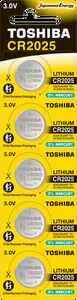 Toshiba - Toshiba Cr 2025 Lithium 5'li Pil