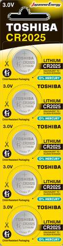 Toshiba Cr 2025 Lithium 5'li Pil
