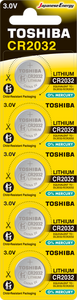 Toshiba - TOSHIBA CR 2032 LITHIUM 5Lİ PİL