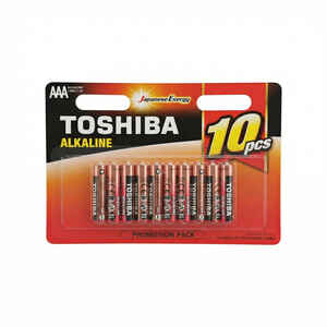 TOSHIBA - TOSHIBA LR03 10LU BLS ALKALİN İNCE PİL