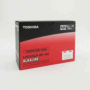 TOSHIBA - TOSHIBA LR03 10LU BLS ALKALİN İNCE PİL (1)