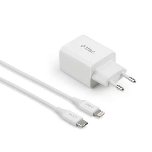 TTEC 2TC20LB 20W PD ŞARJ CİH.+TYPE C-LIGHTNING 1.5M KABLO