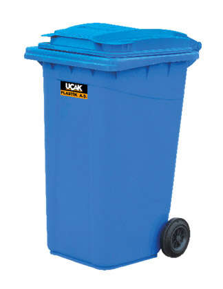 Uçak Plastik Çöp Konteyneri 240 Litre