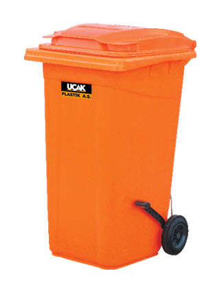 Uçak Plastik Çöp Konteyneri 240 Litre