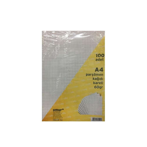 UMUR A4 PARŞÖMEN KARELİ 100 LÜ 30001632