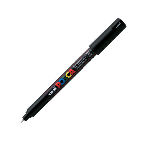UNİ-BALL PC-1M POSCA SU BAZLI MARKER SİYAH 0.7