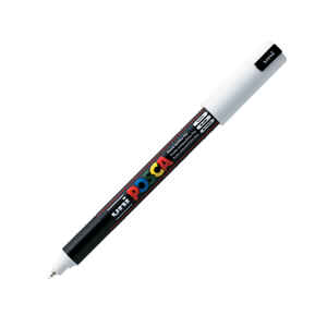 UNI-BALL - UNİ-BALL PC-1MR POSCA SU BAZLI MARKER BEYAZ 0.7