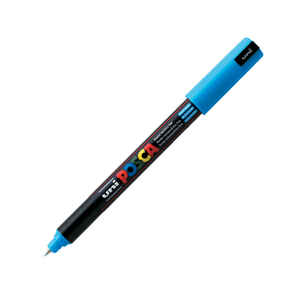 UNI-BALL - UNİ-BALL PC-1MR POSCA SU BAZLI MARKER BUZ MAVİSİ 0.7