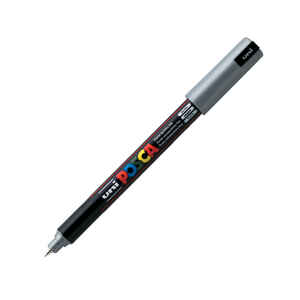 UNI-BALL - UNİ-BALL PC-1MR POSCA SU BAZLI MARKER GÜMÜŞ 0.7