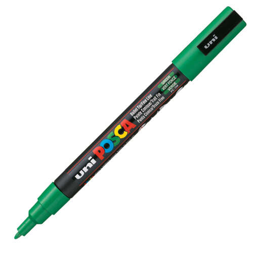 UNİ-BALL PC-3M POSCA SU BAZLI MARKER YEŞİL 0.9