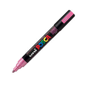 UNI-BALL - UNİ-BALL PC-5M-POSCA SU BAZLI MARKER MT.PEMBE 1.8