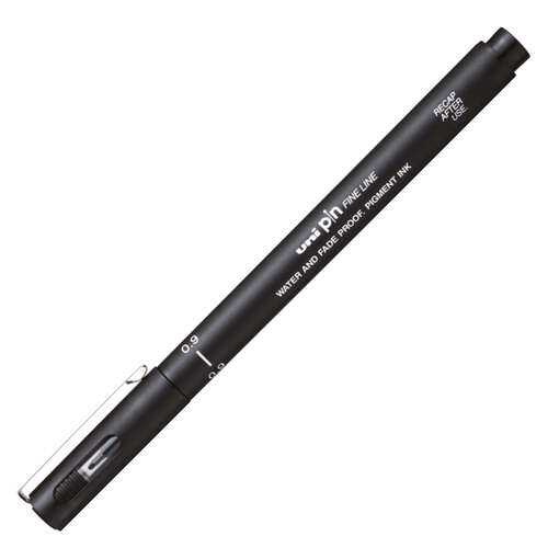UNİ-BALL PIN09-200 FINELINE SİYAH ÇİZİM KALEMİ