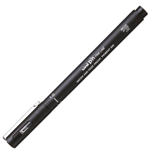 UNİ-BALL PIN10-200 FINELINE SİYAH ÇİZİM KALEMİ