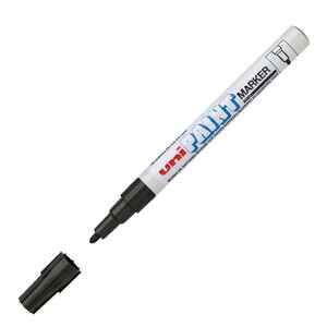 UNI-BALL - UNİ-BALL PX-21 L SİYAH BOYAMA KALEMİ
