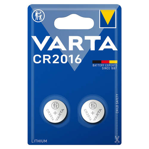 VARTA CR 2016 2 Lİ BLİSTER ELECTRONICS PİL 9363
