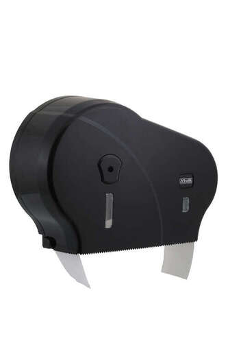 Vialli DMJ1B Double Mini Jumbo Tuvalet Kağıdı Dispenseri Siyah