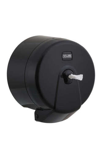 Vialli K3B Mini Cimri Tuvalet Kağıdı Dispenseri Siyah