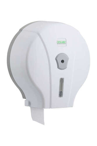 Vialli MJ1 Mini Jumbo Tuvalet Kağıdı Dispenseri Beyaz
