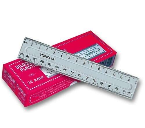YILDIZLAR 15 cm CETVEL KOD 030