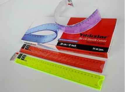 YILDIZLAR 30 CM. ELASTİK CETVEL KOD.146