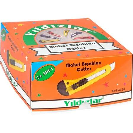 YILDIZLAR MAKET BIÇAĞI BÜYÜK NO:4 KOD.058