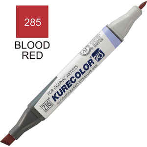 ZIG - ZİG 285 BLOOD RED KURECOLOR RÜTUŞ KALEMİ (ÇİFT UÇLU) KC-3000
